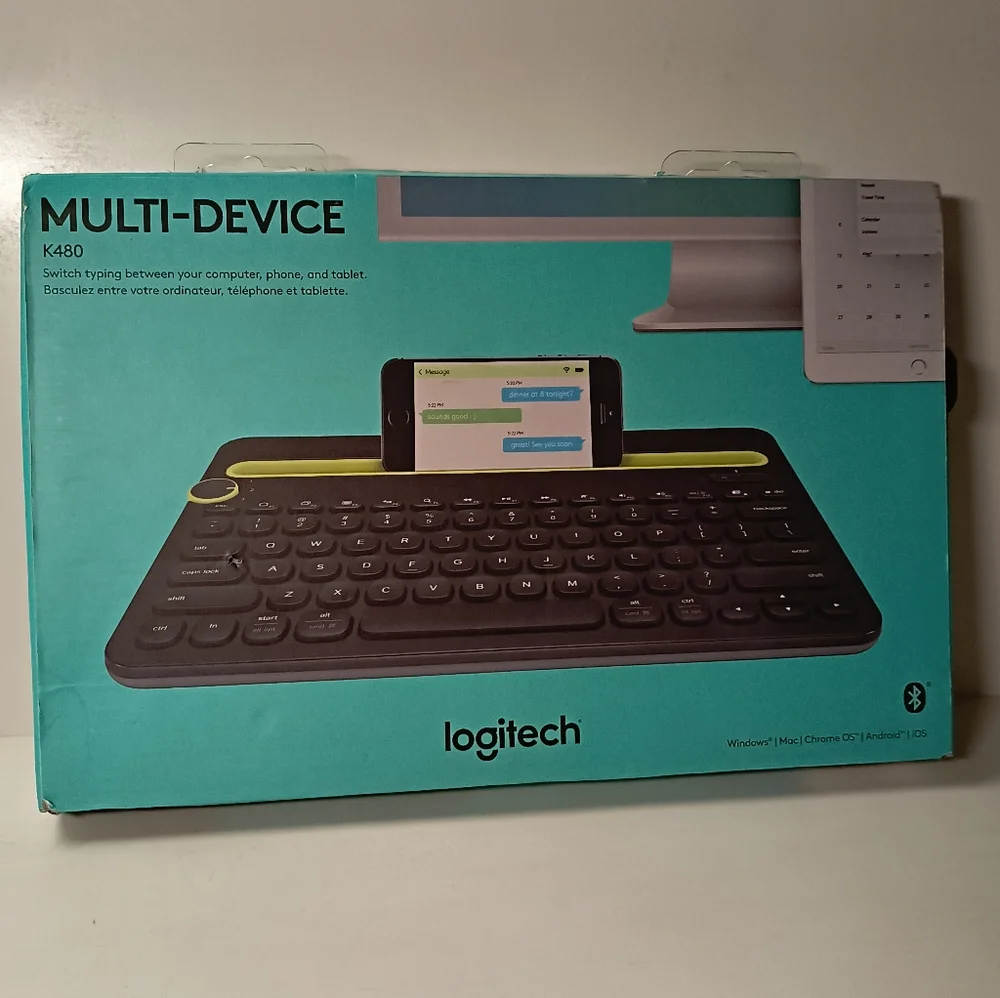 Logitech Multi-Device K480 Bluetooth Keyboard - Black